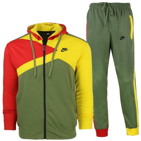 Nike Men's Short-Sleeve Full Zip Training Hoodie & Short Set