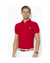 Lacoste Men's Pima Cotton V-Neck T-Shirt  Terocatta